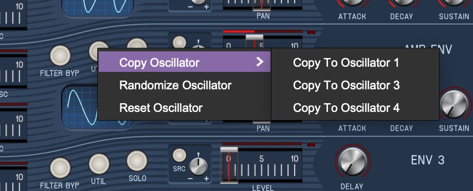 便利なオシレーター間Copy