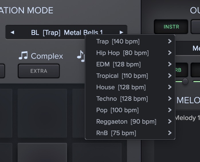 豊富なCREATION MODE