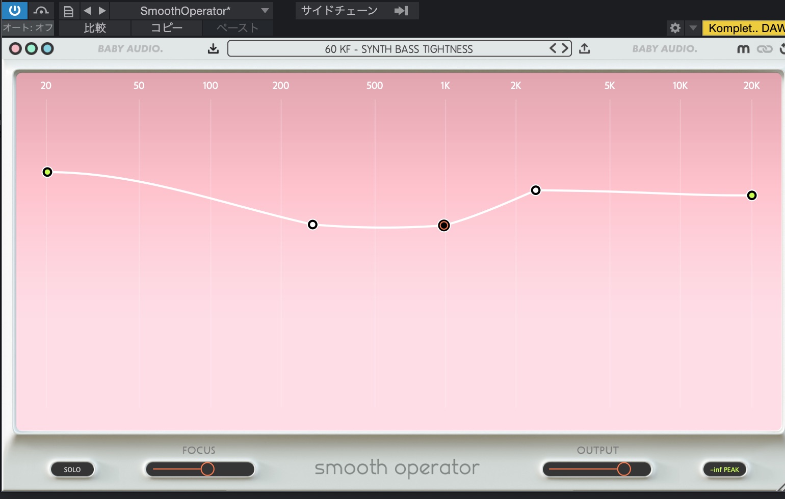 Smooth Operator on synth bass tightness