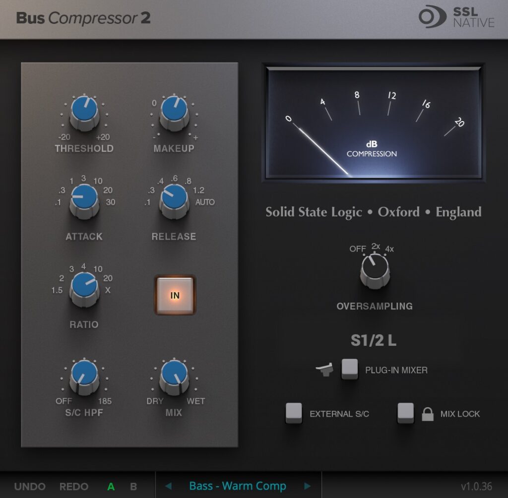  SSL Native Bus Compressor 2