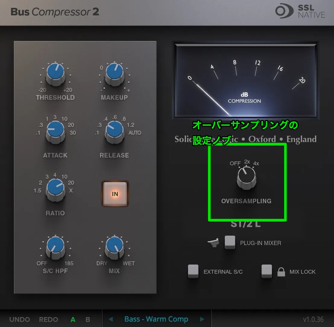オーバーサンプリング対応