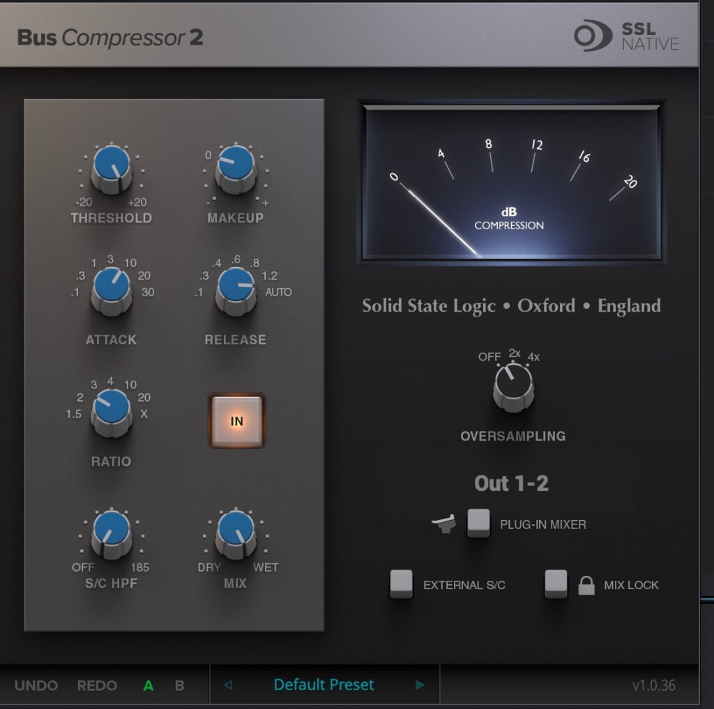 SSL Native Bus Compressorバージョン2