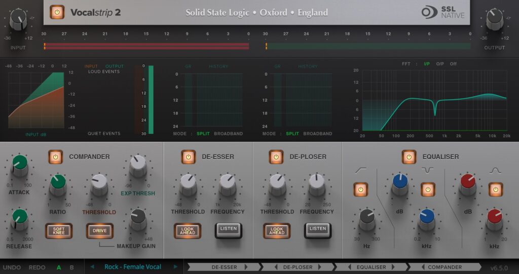 SSL Native VocalStrip Rock -Female Vocal