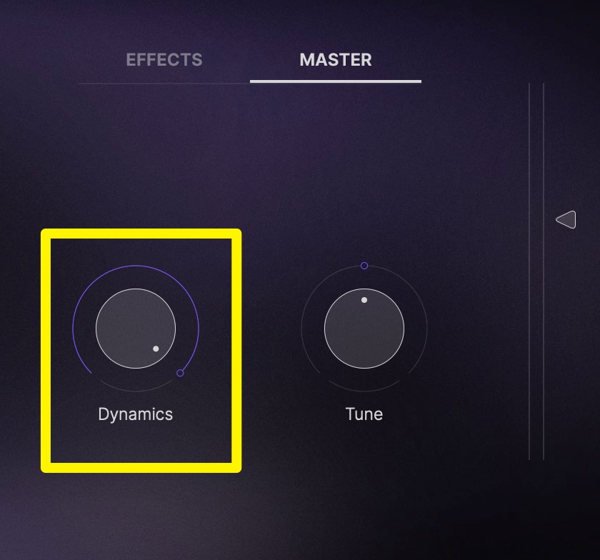 ujam VOGUE Dynamicsノブ