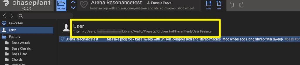 User_Presets_folder　Userフォルダへ.phaseplantのファイルを入れるだけ