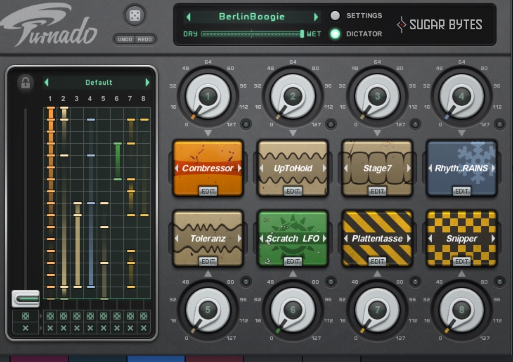 Sugar Bytes TURNADO EDITモード