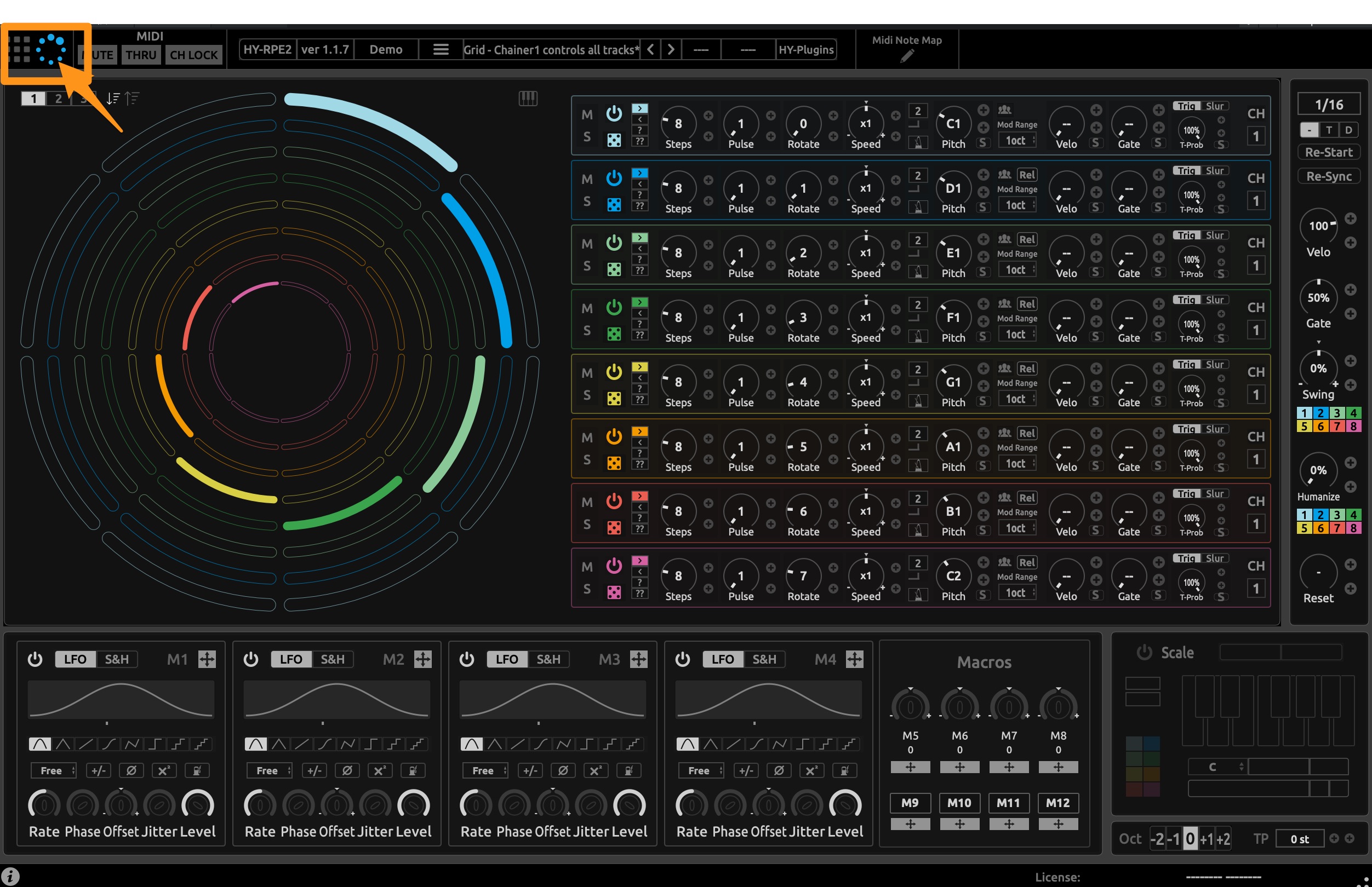 「HY-RPE2」Euclideanシーケンサー