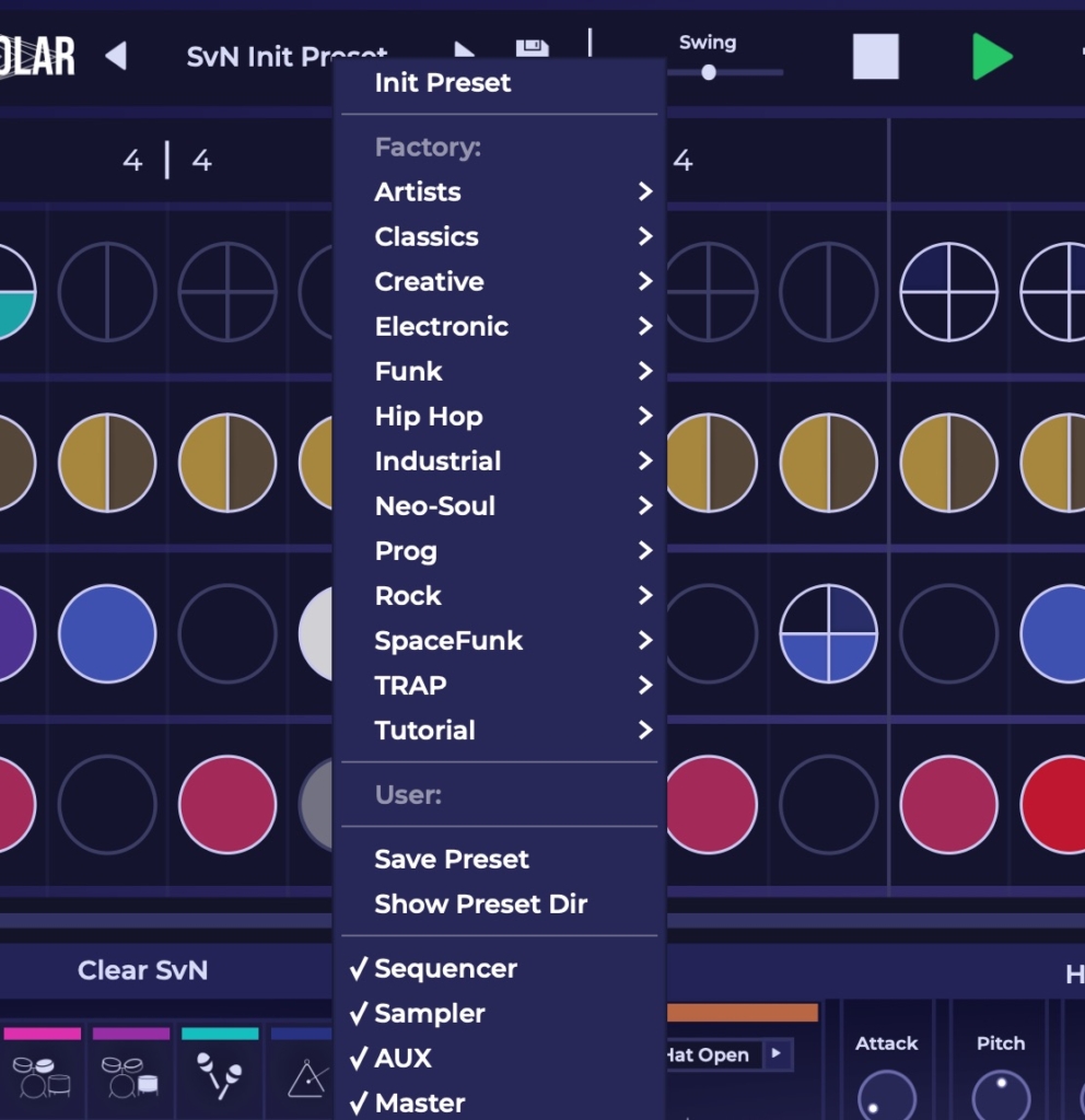プリセットパターン