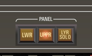 パネルの切り替えはPANELの欄から行う