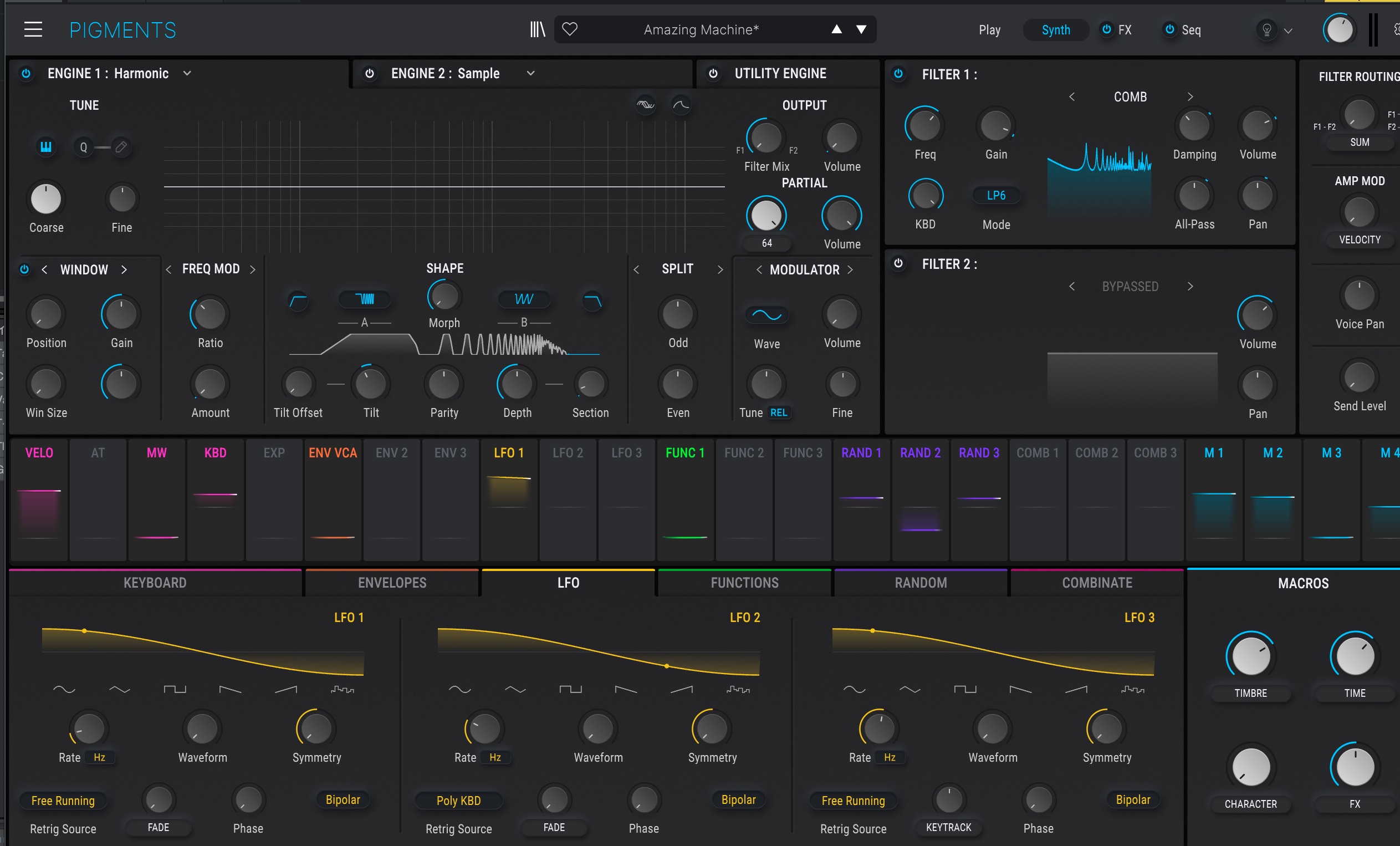 黒テーマ Pigments4