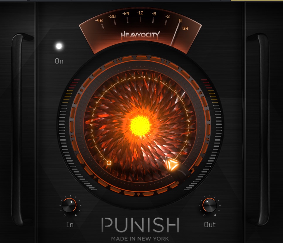 PUNISH Lite エフェクト量を決めるメインノブとIN,OUTのみ