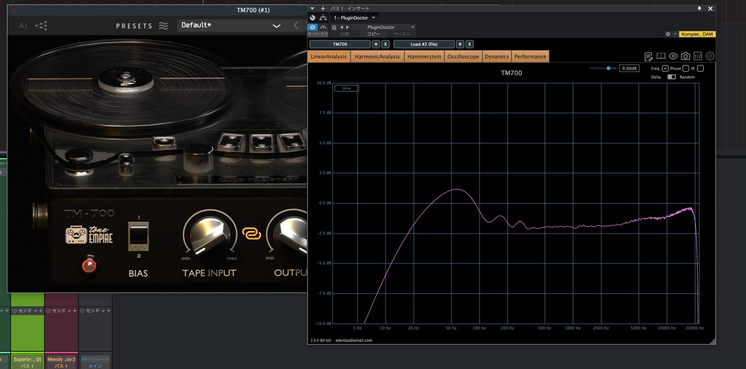 Defaultプリセット - Bias 1