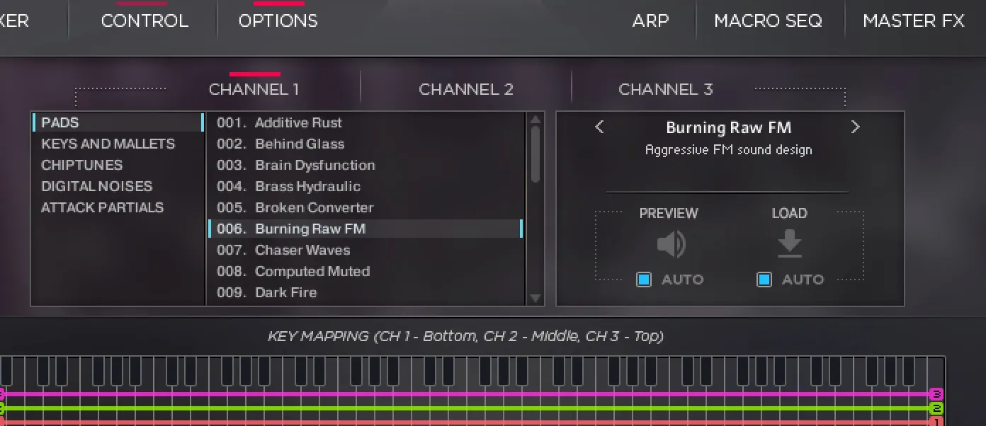 Mosaic Neon サンプルソース