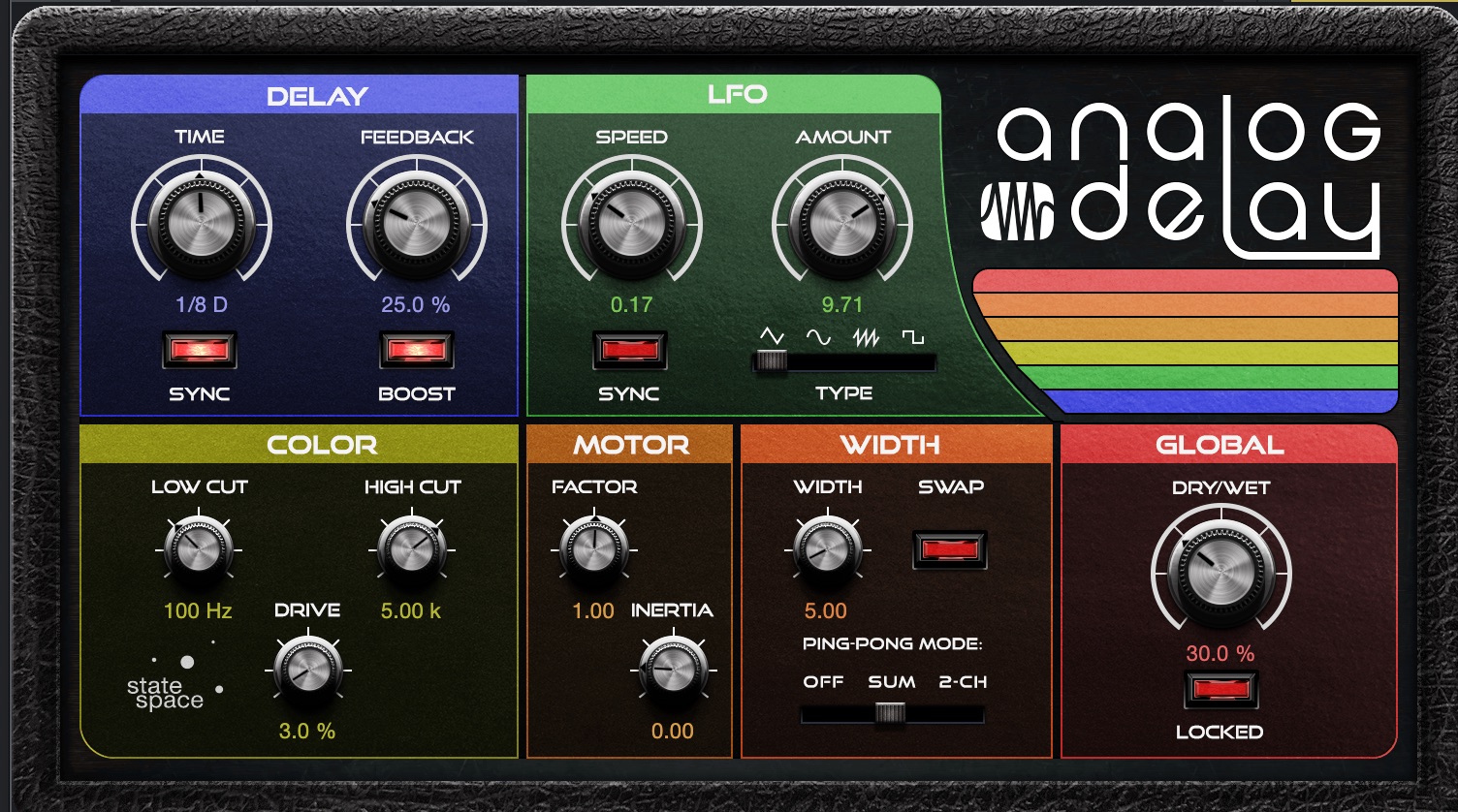 Imaginando K7D Tape Delay！最大4ボイスまで対応したコスパ良いビンテージテープディレイ 誰得ギターDTMプラグイン