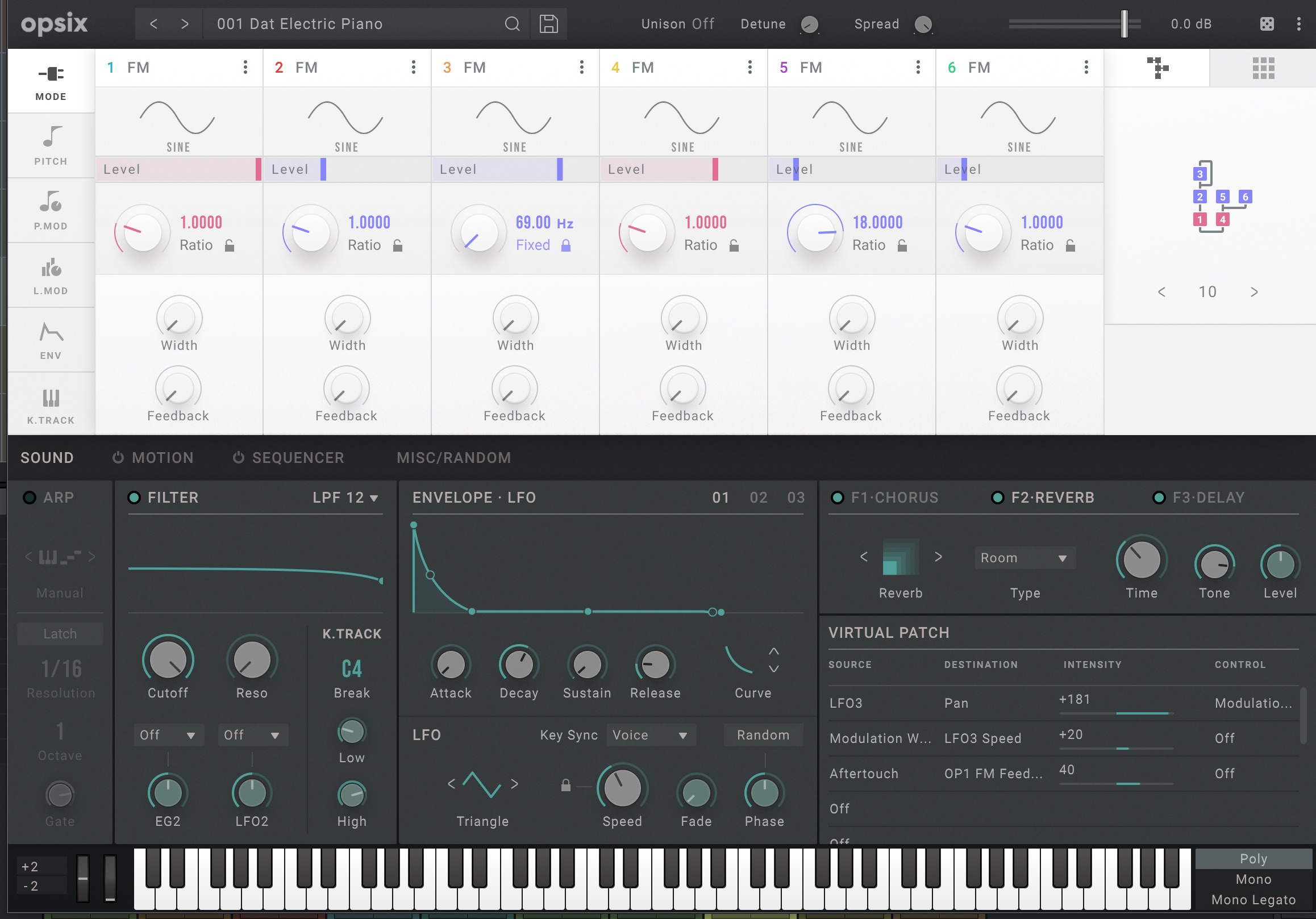 「KORG opsix native」