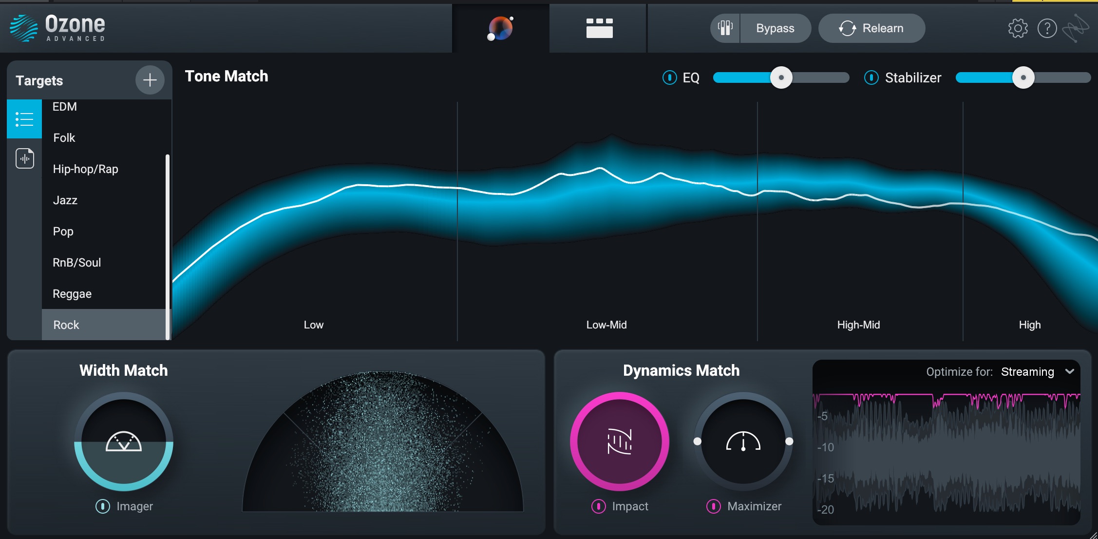 Ozone 10 Advanced AI実行後画面