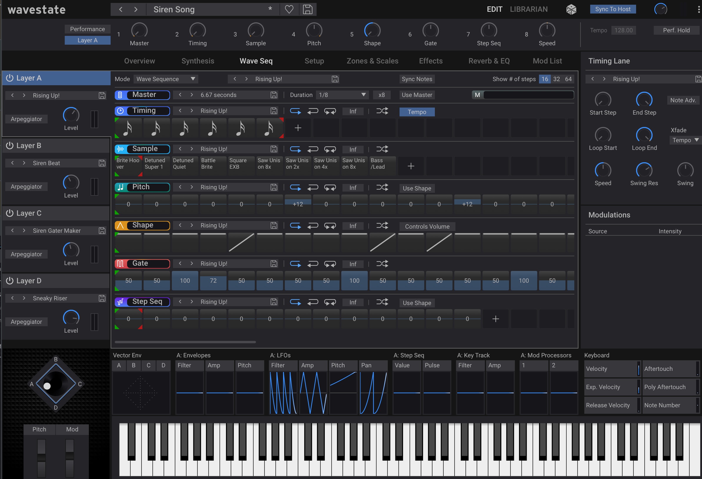 wavestate native設定画面