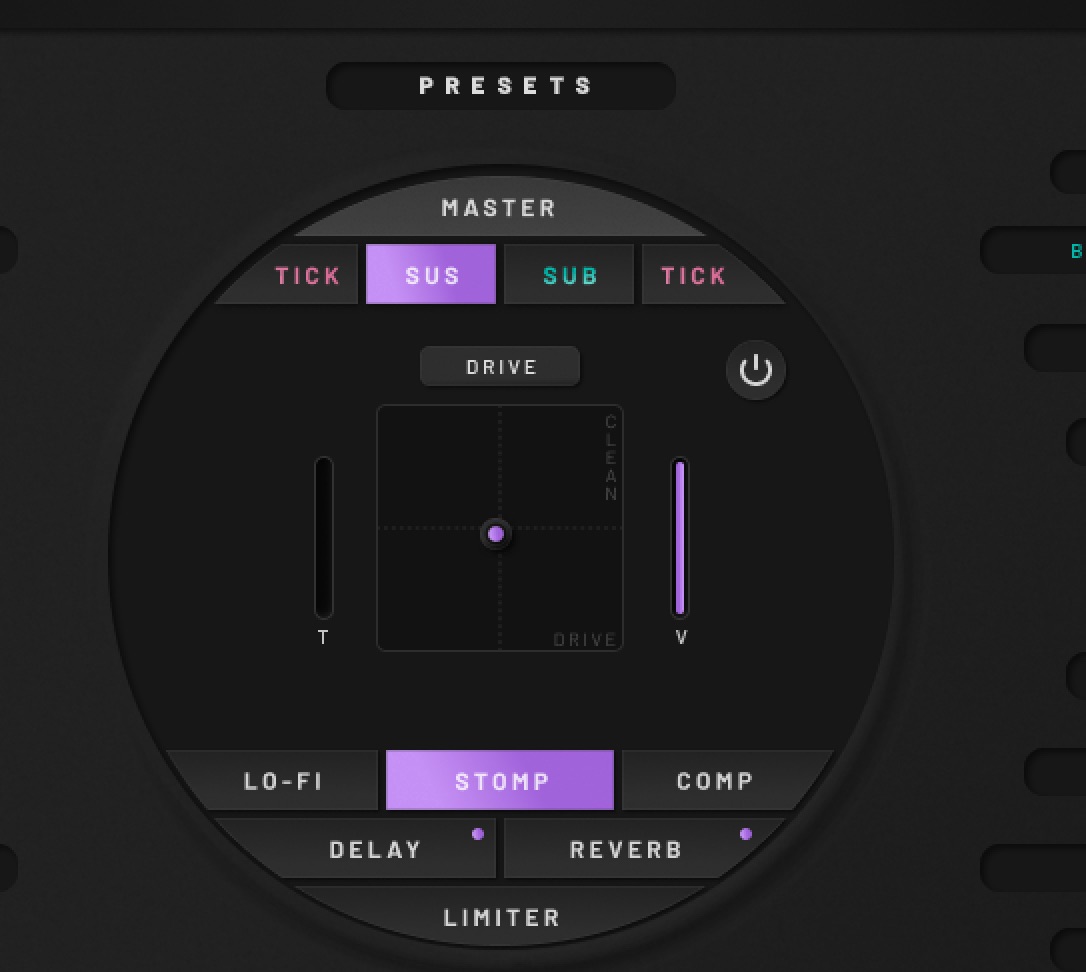 エフェクト選択画面