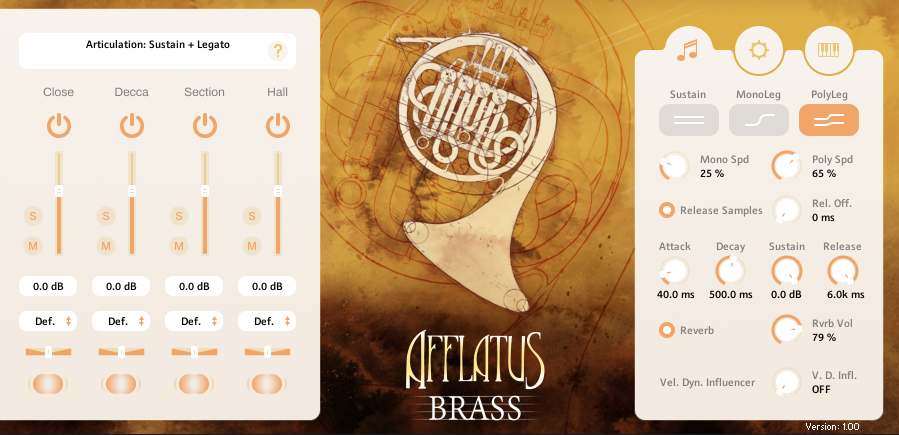 Afflatus Brass UI