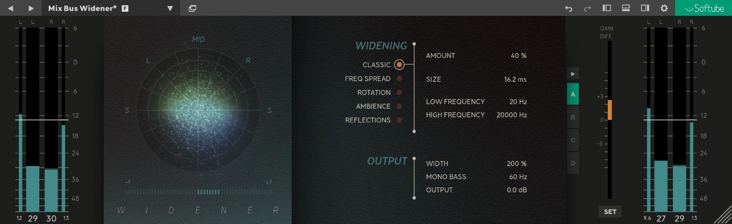 Softube Widener200％