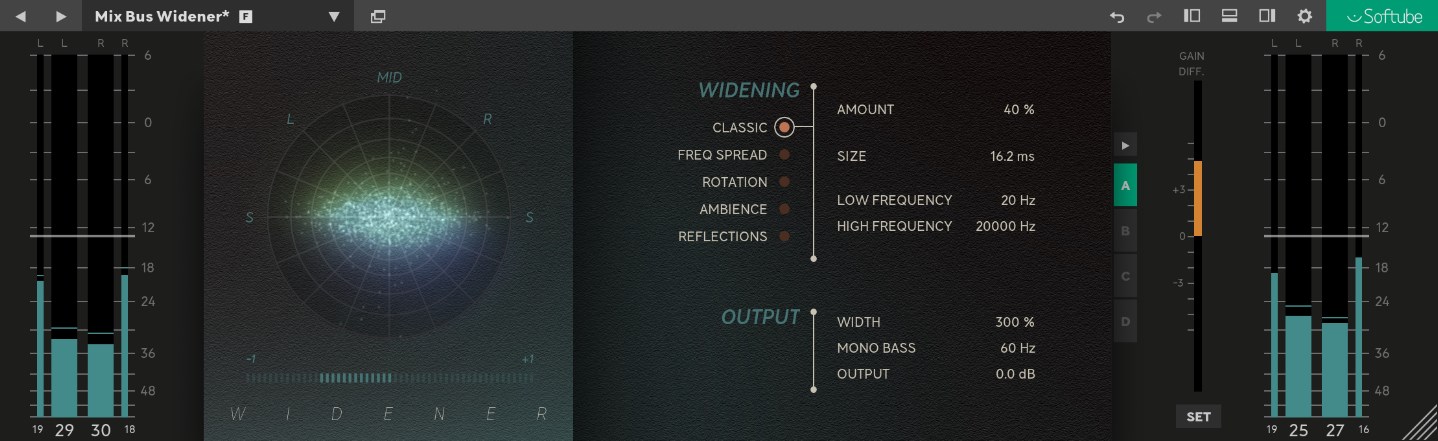 Softube Widener300％